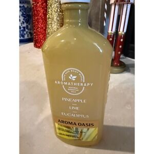 Bath Body Works Aromatherapy Pineapple Lime Eucalyptus Body Wash Foam Bath 10 OZ